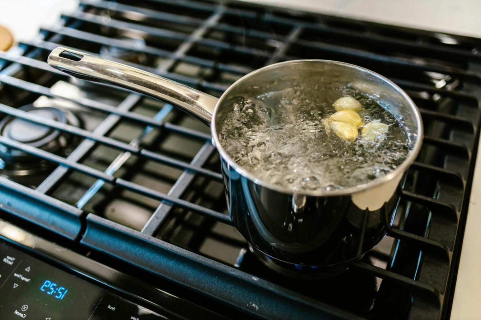 Kitchen workspace with cooking essentials